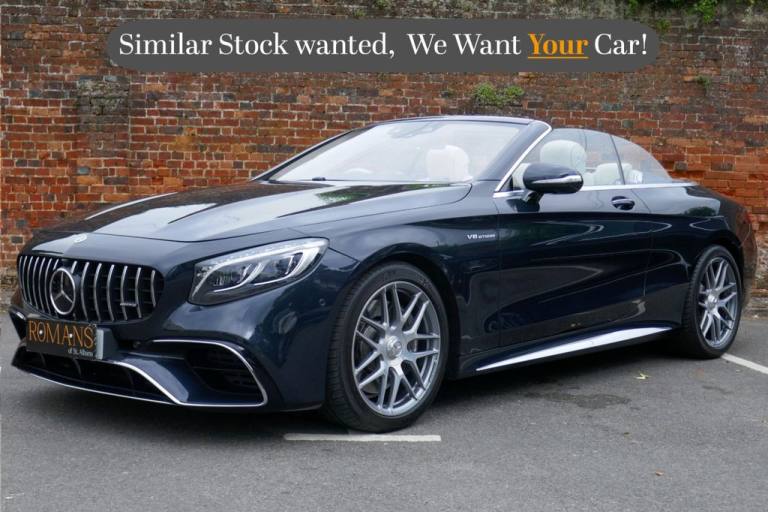 2018 Mercedes-Benz S Class 4.0 S63 V8 BiTurbo AMG S Cabriolet 2dr Petrol SpdS MCT Euro 6 (s/s) (6...