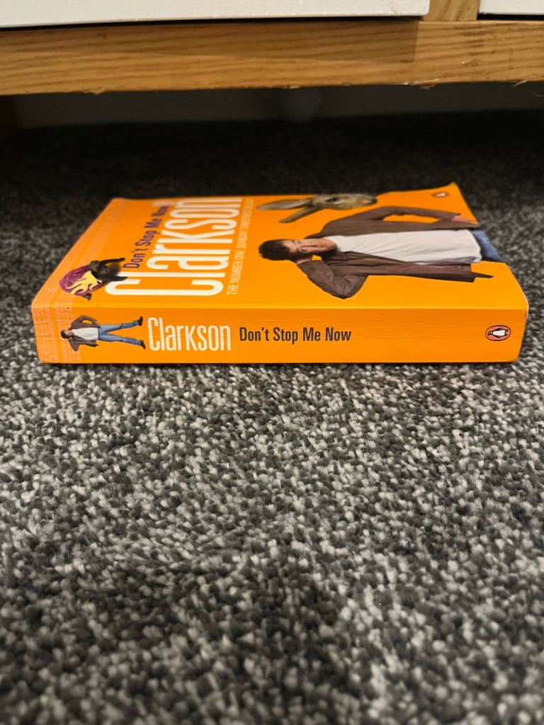 Don’t stop me now Clarkson book