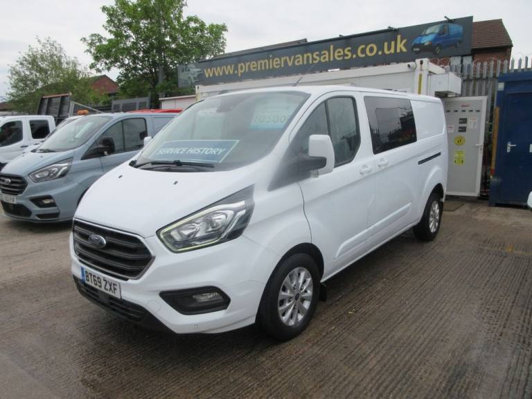 2019 69 FORD TRANSIT CUSTOM 2.0 320 ECOBLUE LIMITED CREW VAN DOUBLE CAB 5DR DIES
