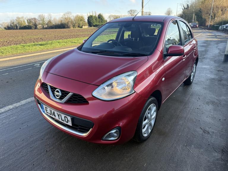 NISSAN MICRA 1.2 Acenta Red Manual Petrol 2014