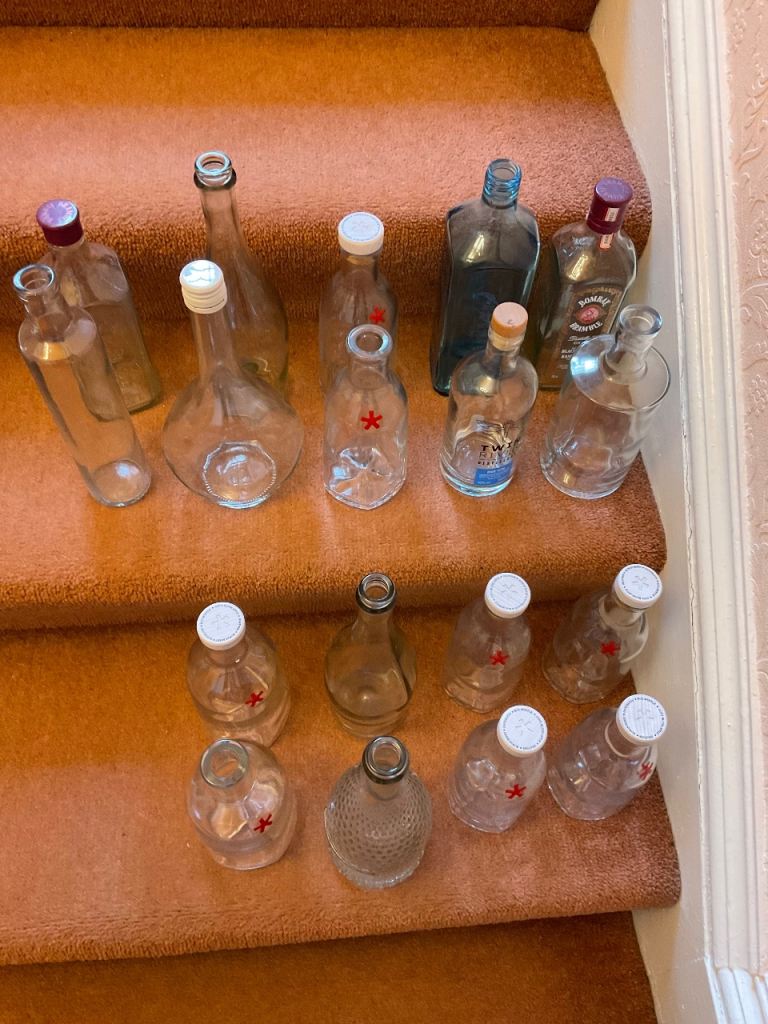 Whole Load of Empty Gin and Prosecco Bottles 🤪