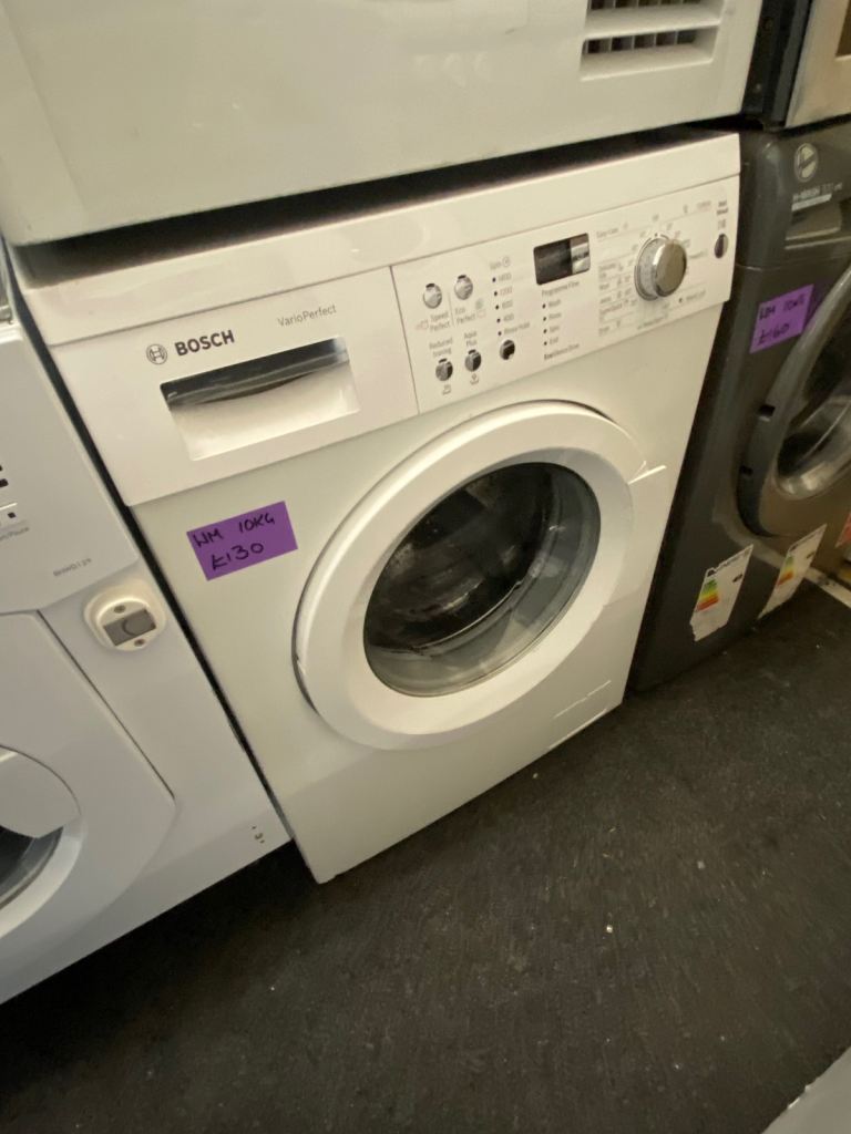 ✅WHITE BOSCH LARGE CAPACITY 10KG WASHER