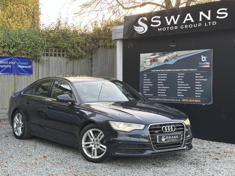 2014 Audi A6 3.0 V6 TDi Quattro S-Line Diesel Auto 4 Door Saloon Blue