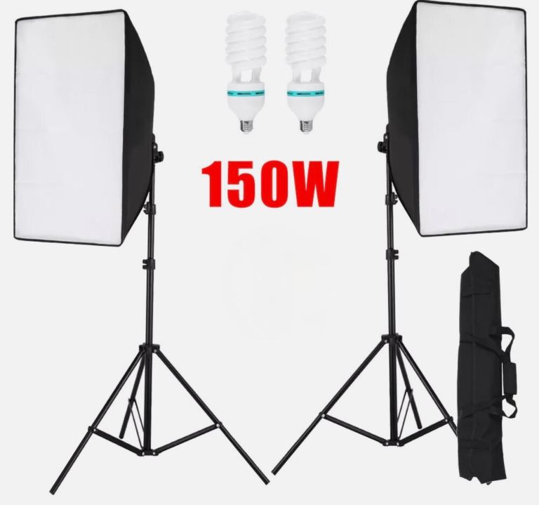 Light soft boxes 2x