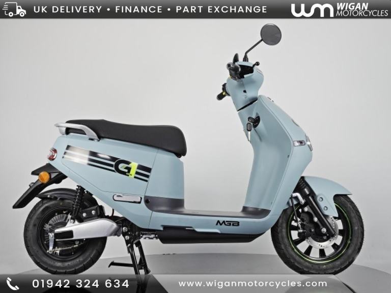 MGB G1 50cc Equivalent Electric Moped Scooter With Bosch Motor