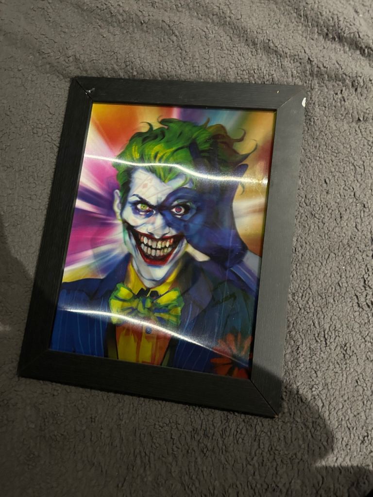 Joker Framed Print – Multicoloured, Good Condition