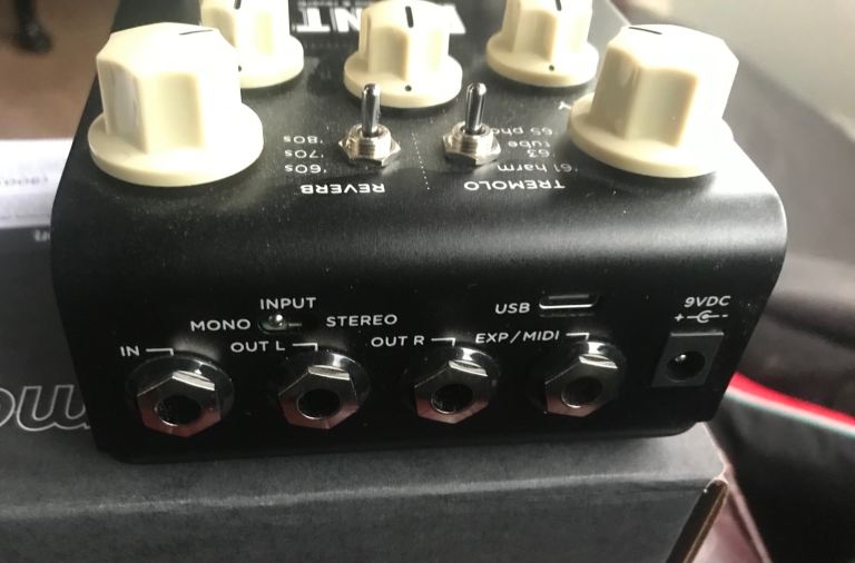 Stryman flint v2 tremolo & reverb pedal