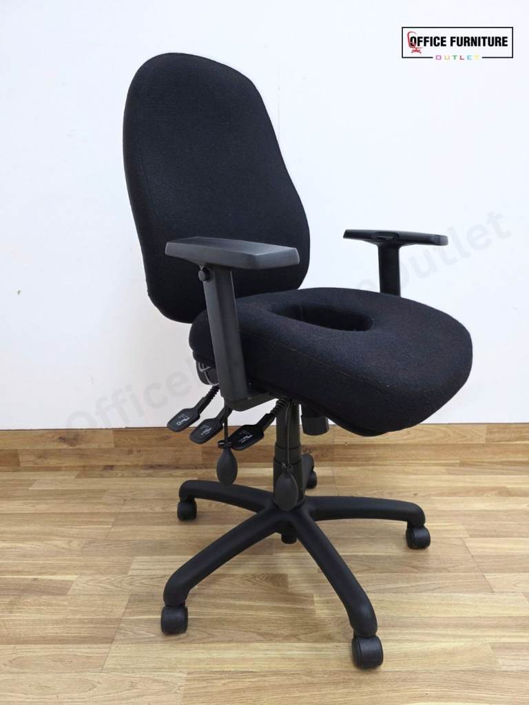 Ergonomic Orthopaedic Office Chair – Coccyx Pressure Relief Cut-Out