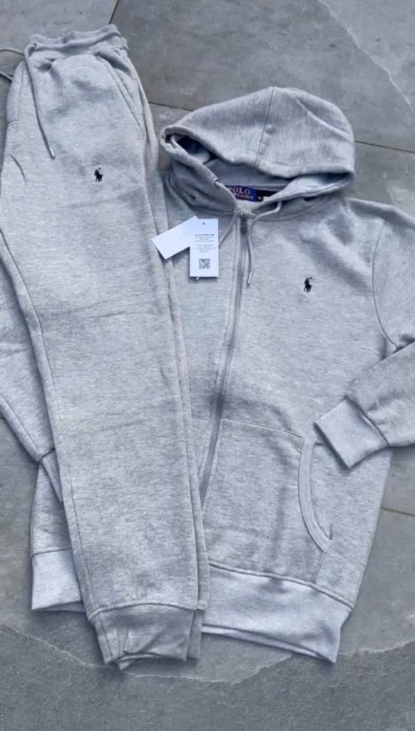 Grey Ralph Lauren tracksuit we have all sizes new with tags.