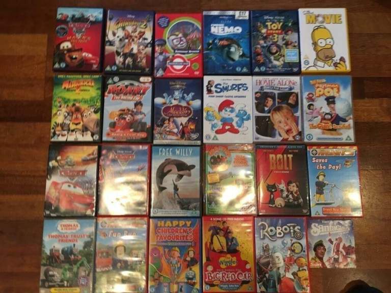 24 kids DVD's