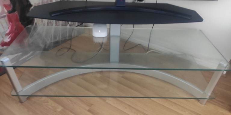 Glass TV Stand 