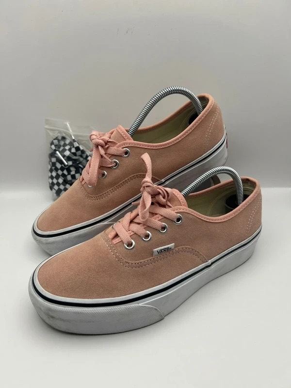 Platform pink vans size 5