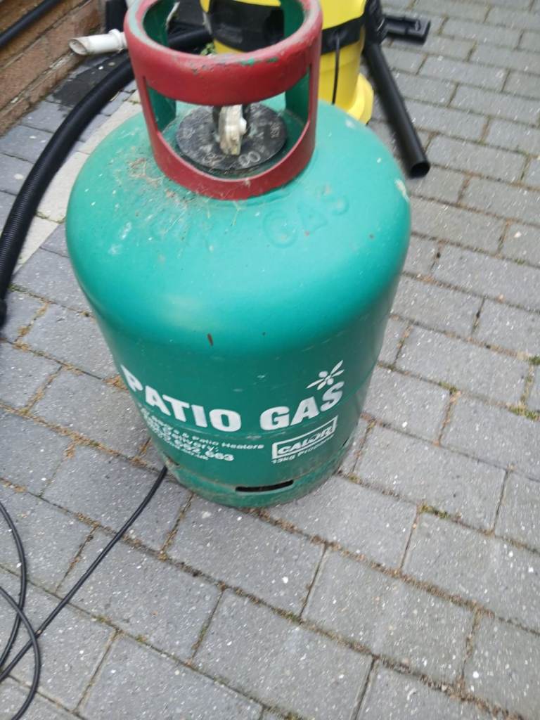 Calor Patio Gas Bottle – Green, Fair Condition