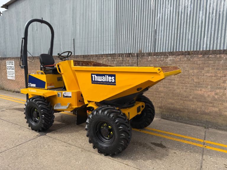 2010 Thwaites 3ton swivel dumper, new tyres, 1800 hours 