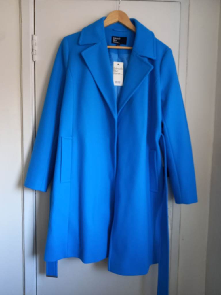 New Gorgeous Women's Blue Coat with tag - size 10