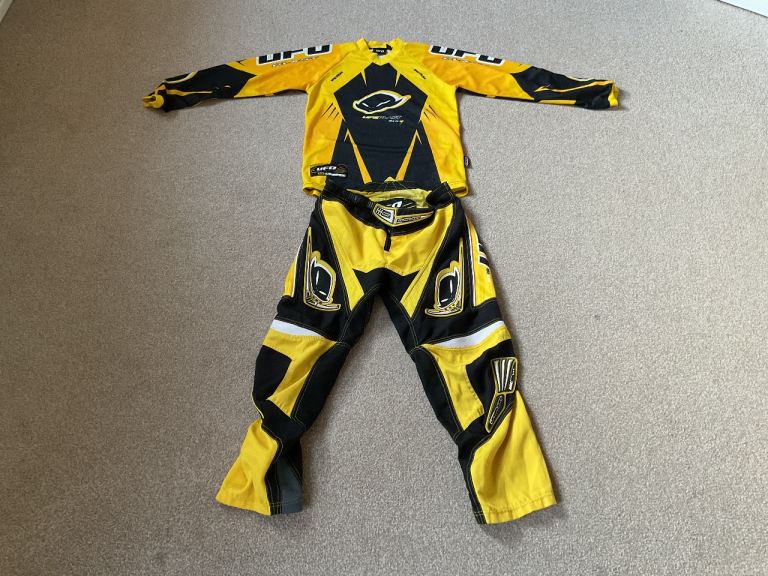UFO Plast Kids Motocross Kit For Approx Age 11-14 MX Youth Gear Motorbike Quad Suzuki Motorcycle KTM