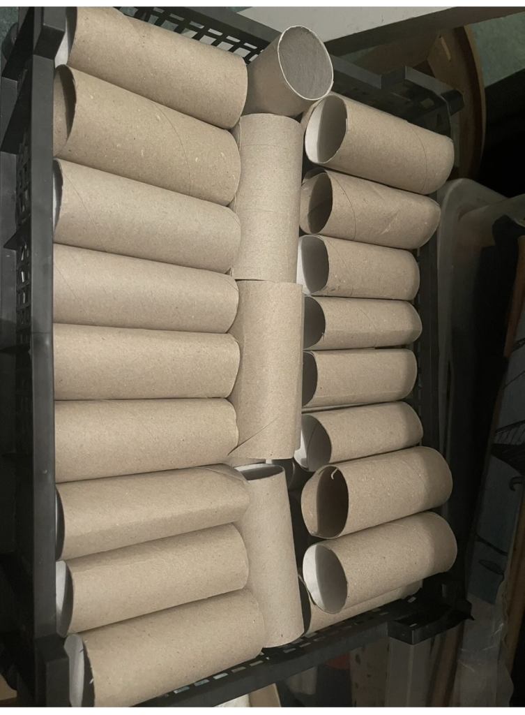 50 Empty Toilet Roll Cardboard Tubes For Art Craft School Gardening