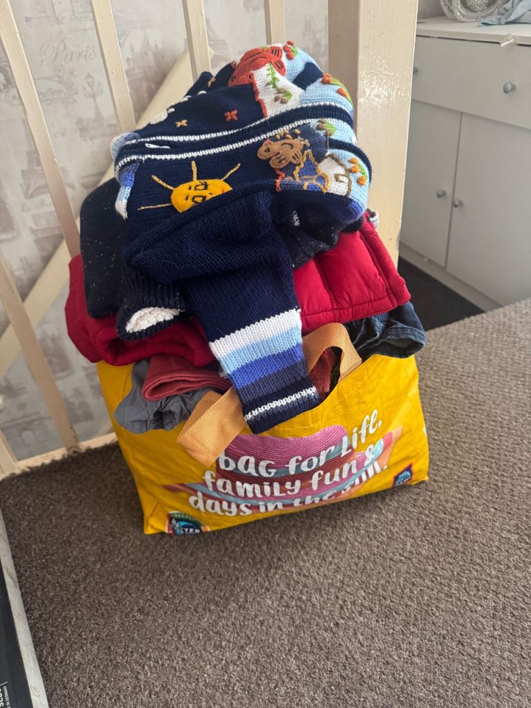 Large Bundle of Kids' Clothing – Mixed Sizes & Styles