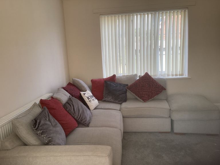 Grey corner sofa 