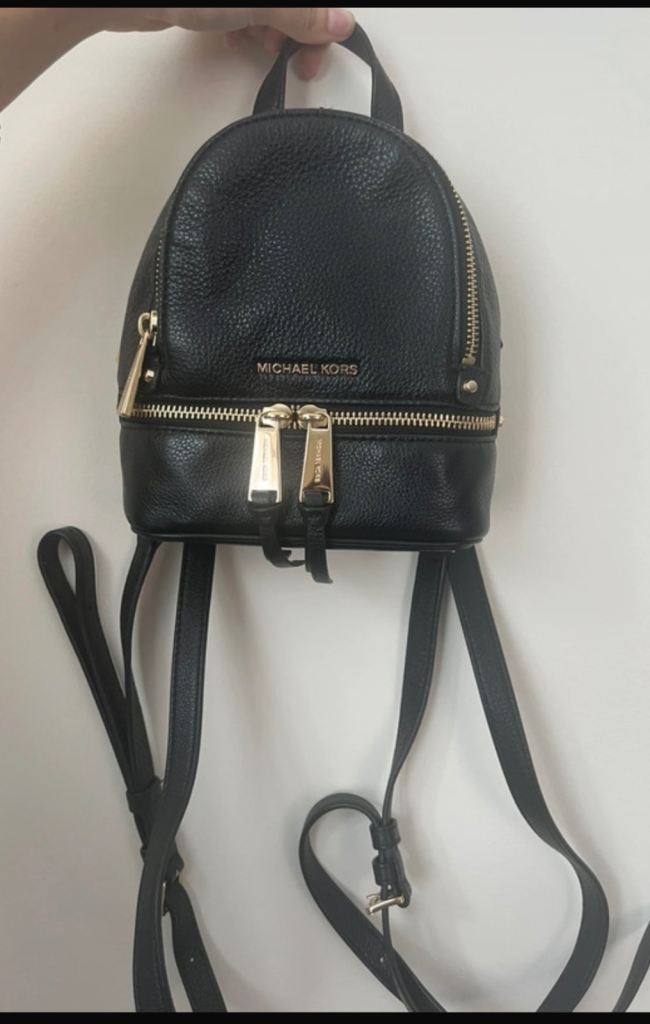 Micheal Kors Rhea mini backpack