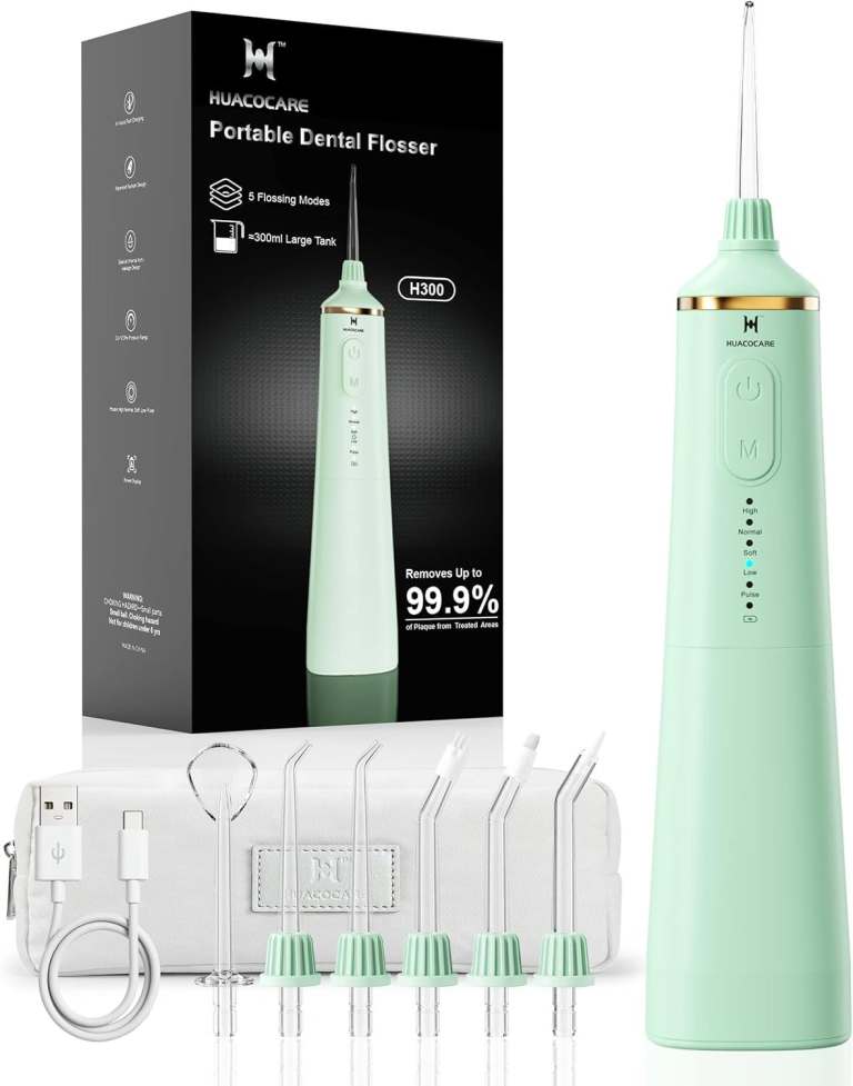 new in packaging - Upgraded Water Flosser 300ml Large Tank,  5 Modes, Cordless, Black