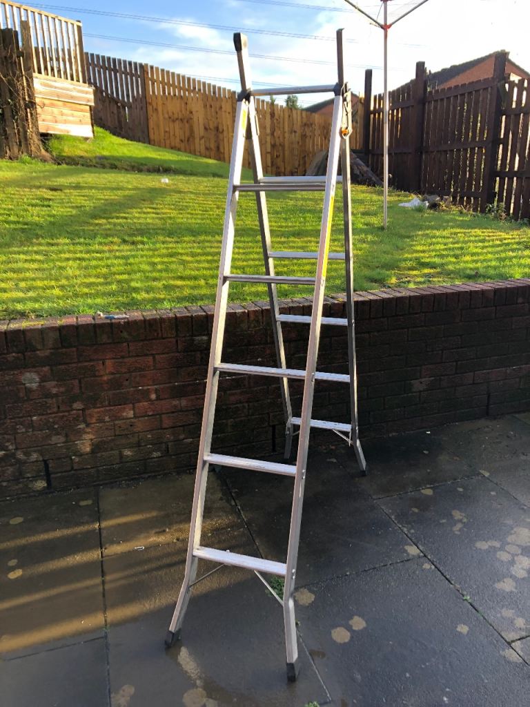 Combination 3 way ladders Great for doing work on stairs, or general DIY and straight up for those