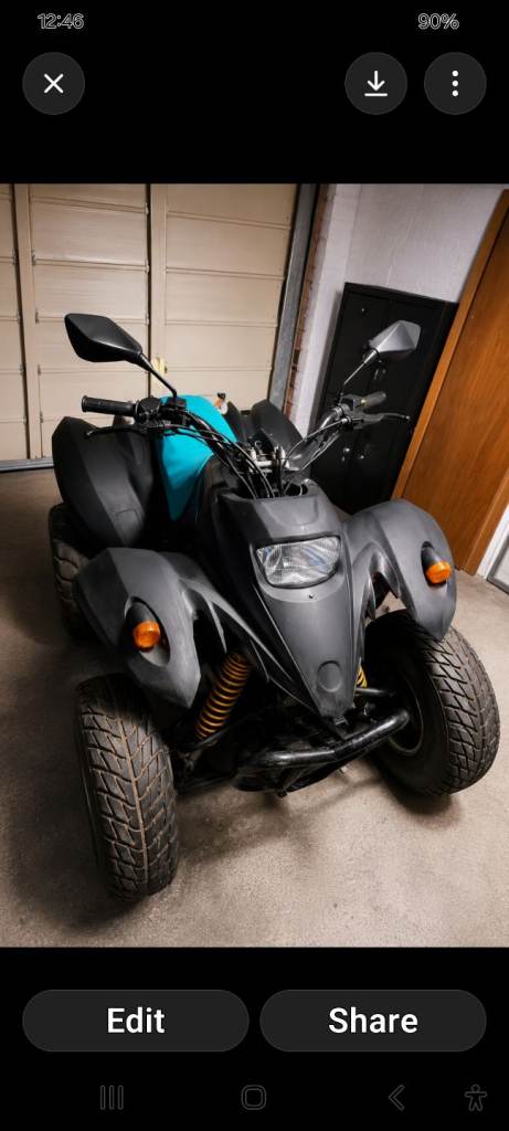 Quad bike road legal with v5 250ccHonda engine   Barrossa/Ram 