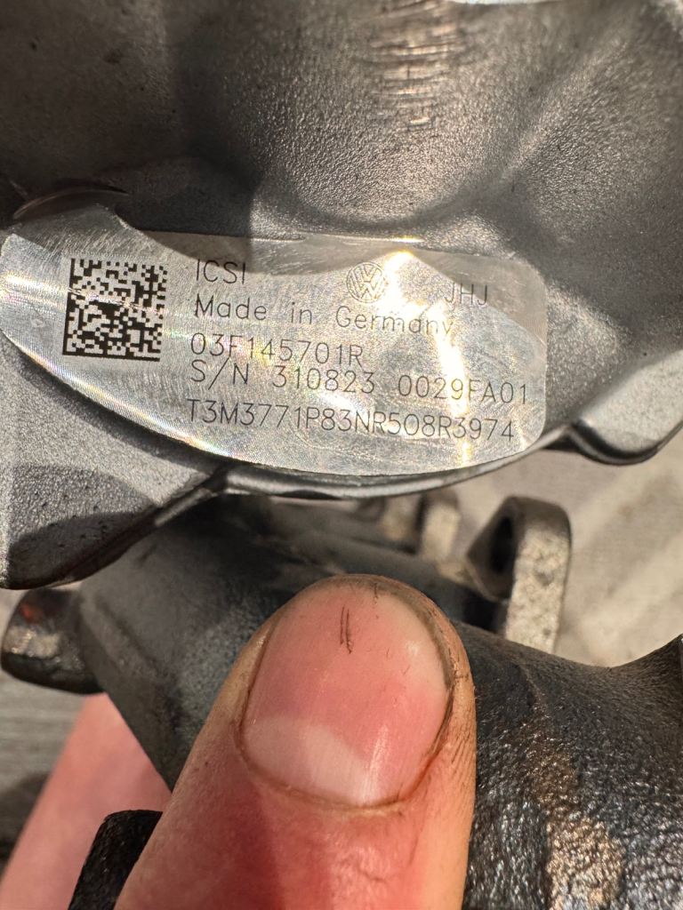 03F145701R VW 1.2 TSI Turbo