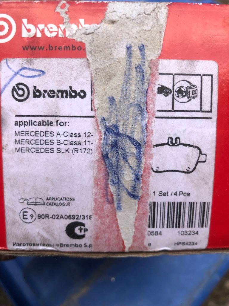Bembo brake pads