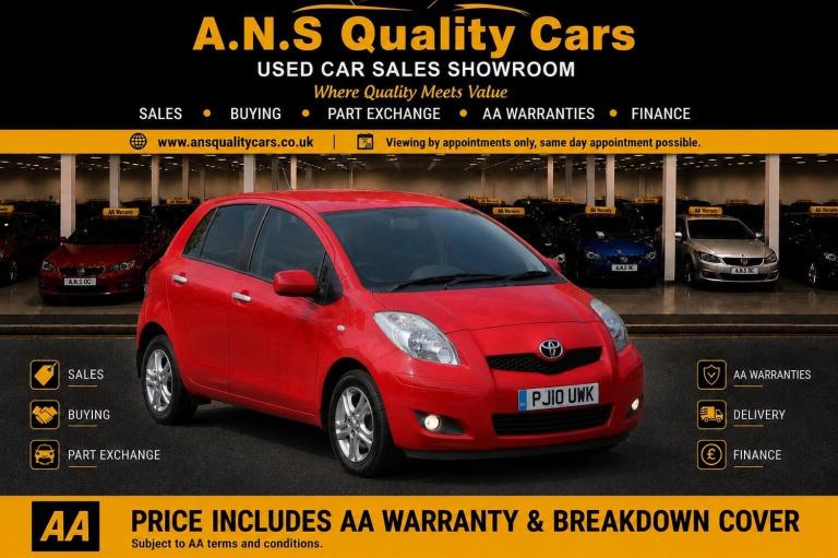 2010 Toyota Yaris 1.33 Dual VVT-i TR MultiMode Euro 4 (s/s) 5dr HATCHBACK Petrol Automatic