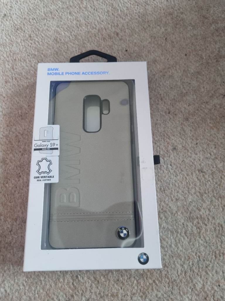 New BMW Official Samsung Galaxy S9+ Real Leather Case