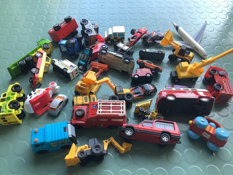 Bundle of car and vehicle toys