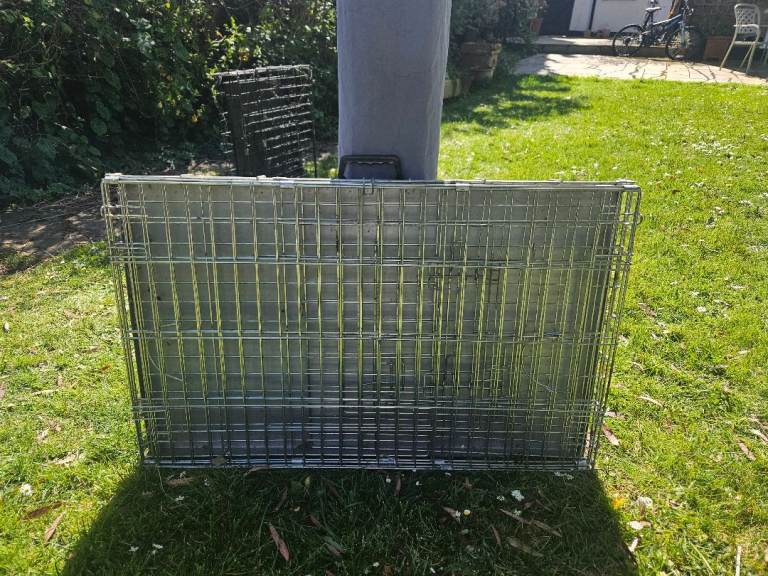 Dog crate silver 36" x 22"