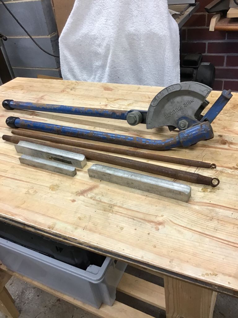 Record copper pipe bender
