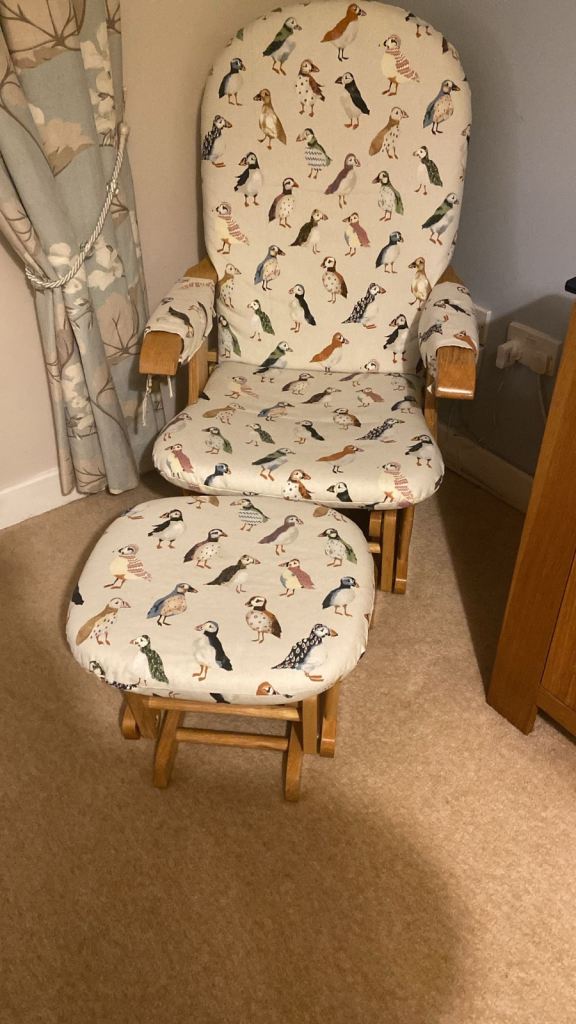 Tutti bambini oak glider chair 