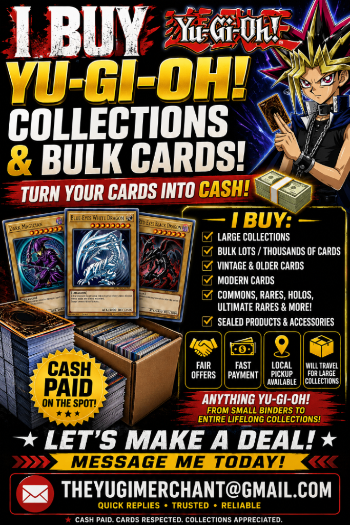 Yu-Gi-Oh! Card Collections & Bulk Cards Wanted
