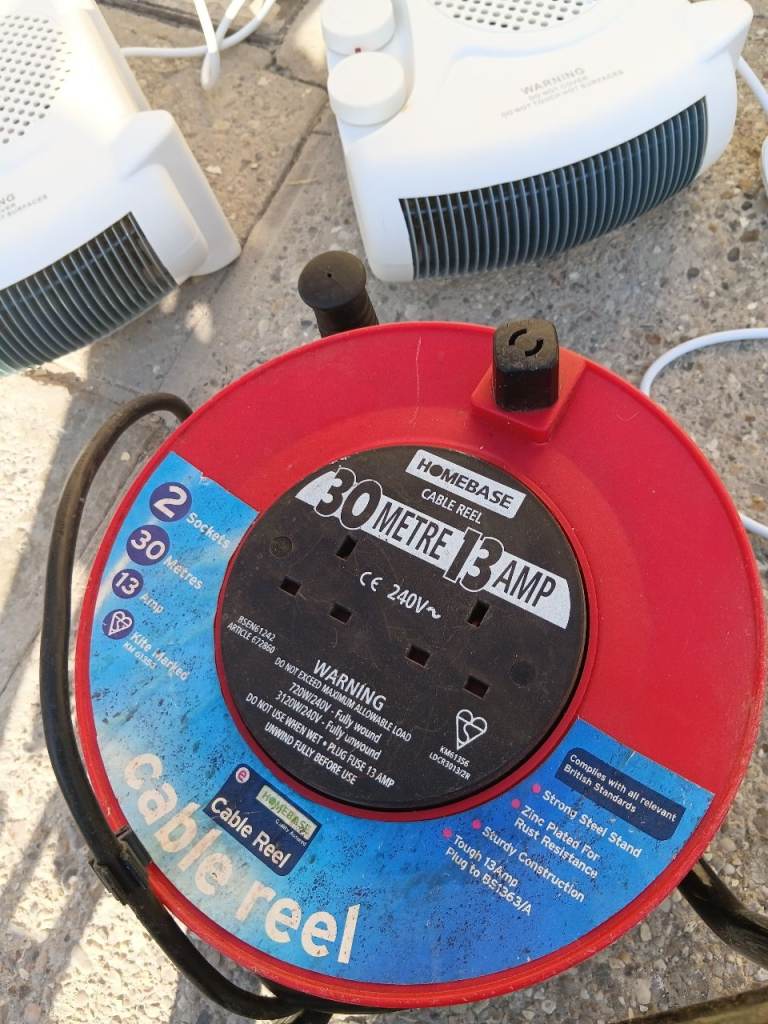  30 Metre 13 AMP Cable Reel – Good Condition