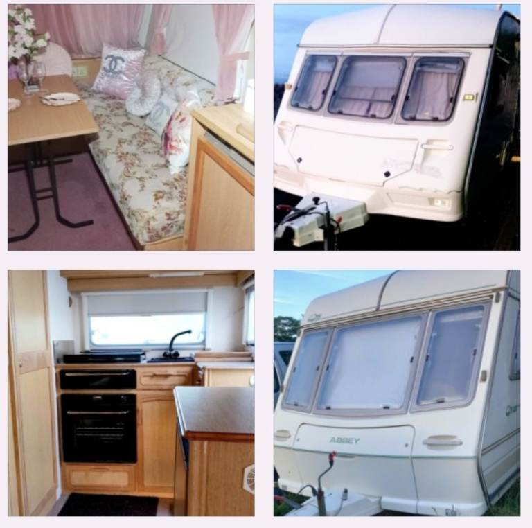 2 x LOVELY CLEAN DRY 2 BERTH CARAVANS FOR SALE