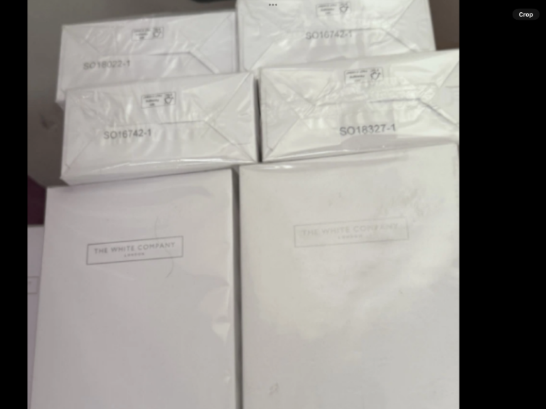 White company body wash sets all fragrance £15 each 