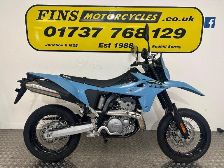 2025 Suzuki DR-Z4SM / DRZ400 (Available in store now) Sky Blue or White 