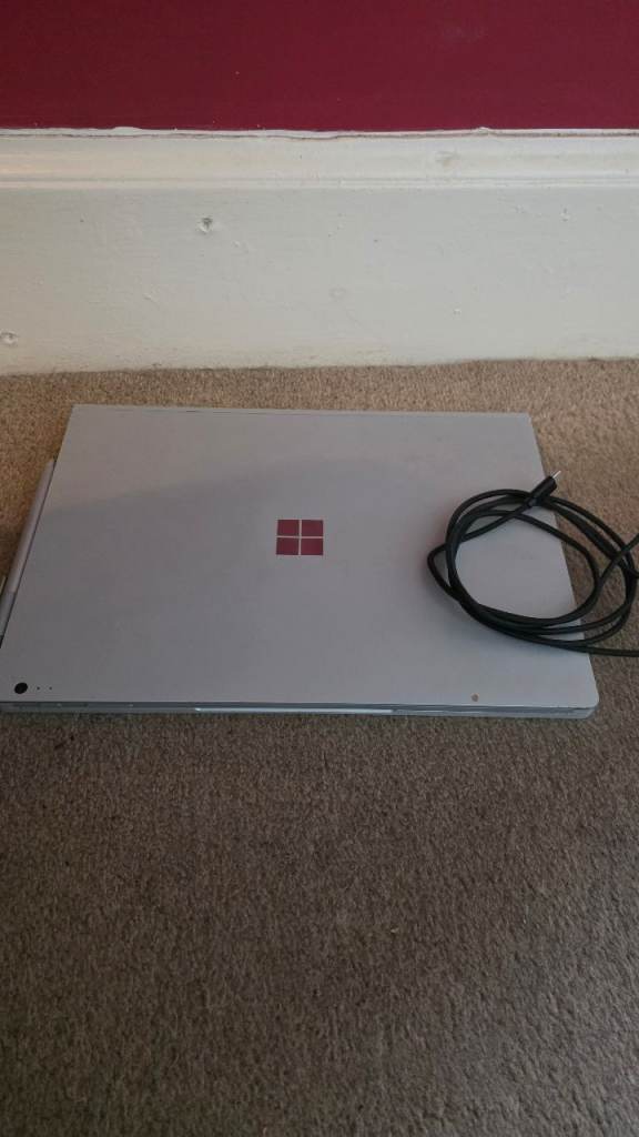 Microsoft Surface book  Laptop – Silver, Good Condition