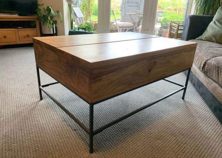 West Elm Mid Century Mango Coffee Table RRP £750