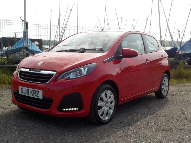 2018 Peugeot 108 1.0 Active Euro 6 5dr HATCHBACK Petrol Manual