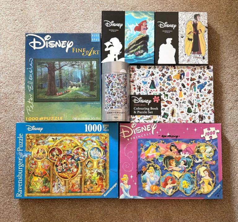 Collection of Disney Jigsaw Puzzles
