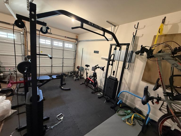 Gym - cable crossover machine