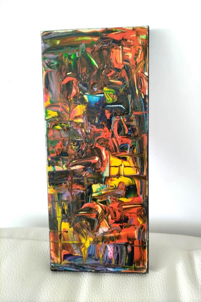 UNIQUE CUSTOM PAINTED ACRYLIC GLOSSY PICTURE SIZE 6 INCH X 14 INCH 