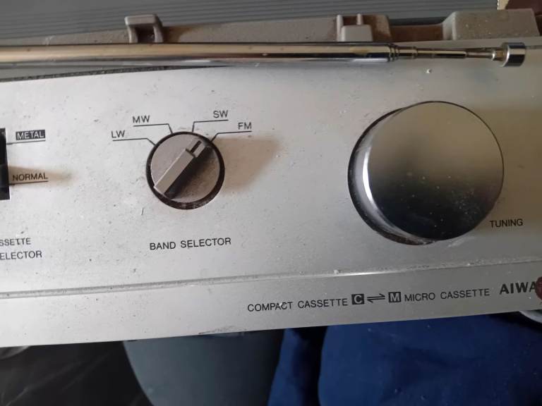 Aiwa vintage radio cassette recorder