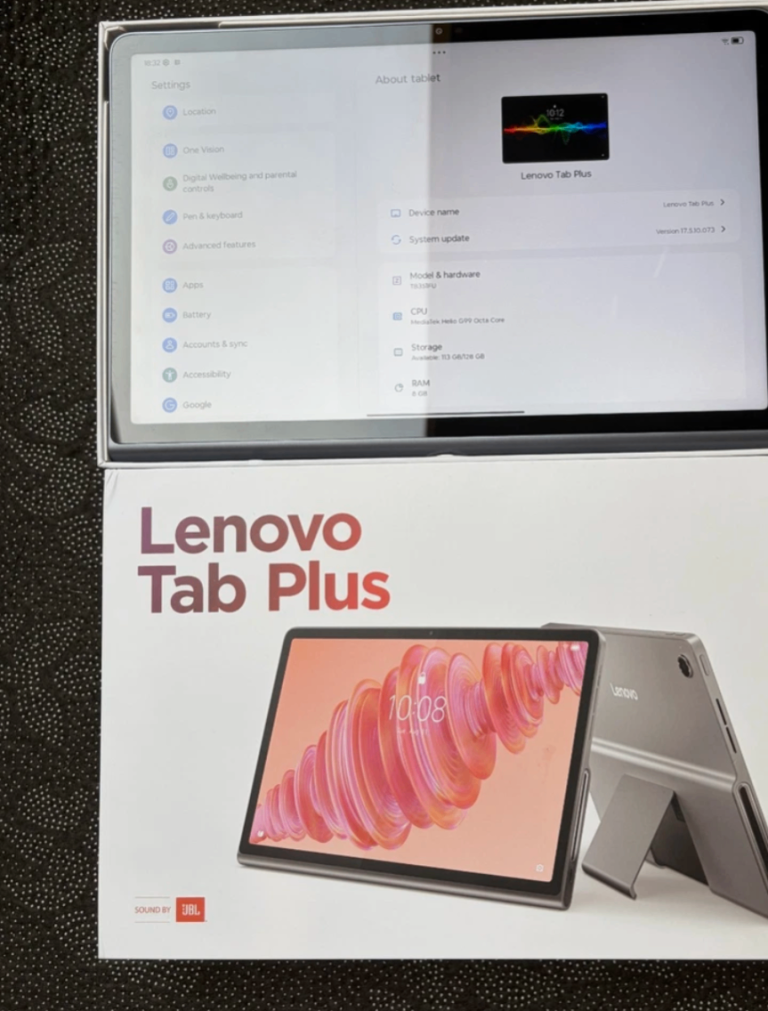 PRICE DROP Lenovo Tab Plus Android Tablet | 11.5 inch 2K Display | 128GB | Wi-Fi 5 | 8GB RAM |  Grey