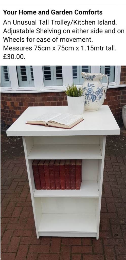 A Tall Trolley/Kitchen Island. 