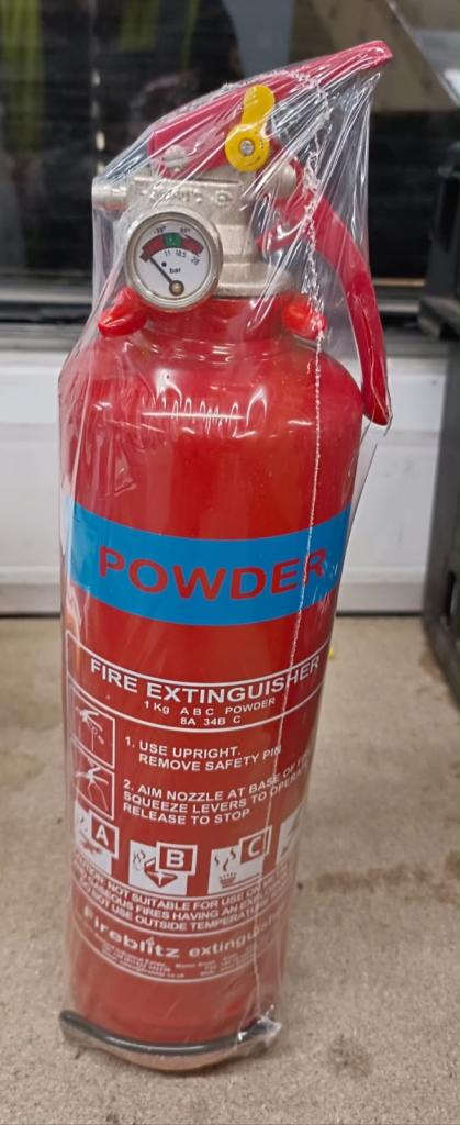 1kg Dry Powder Fire Extinguisher – Brand New